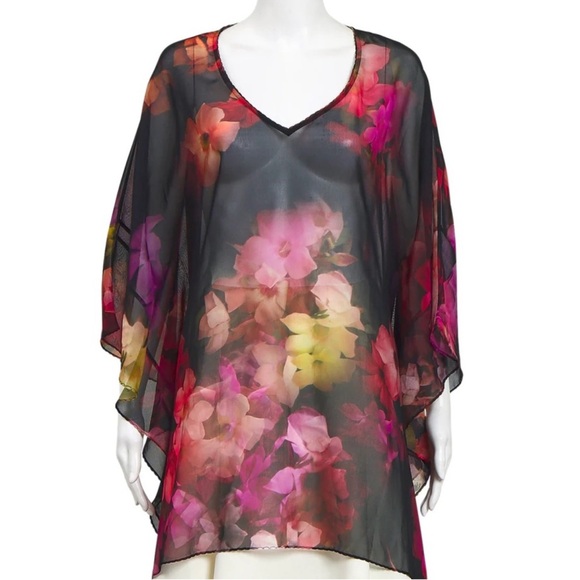 Ted Baker Cascading Floral Coverup - Picture 1 of 7